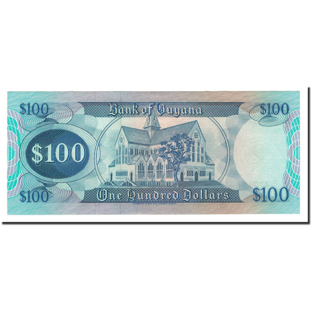 Banknote, Guyana, 100 Dollars, Undated (1989), KM:28, UNC(65-70)