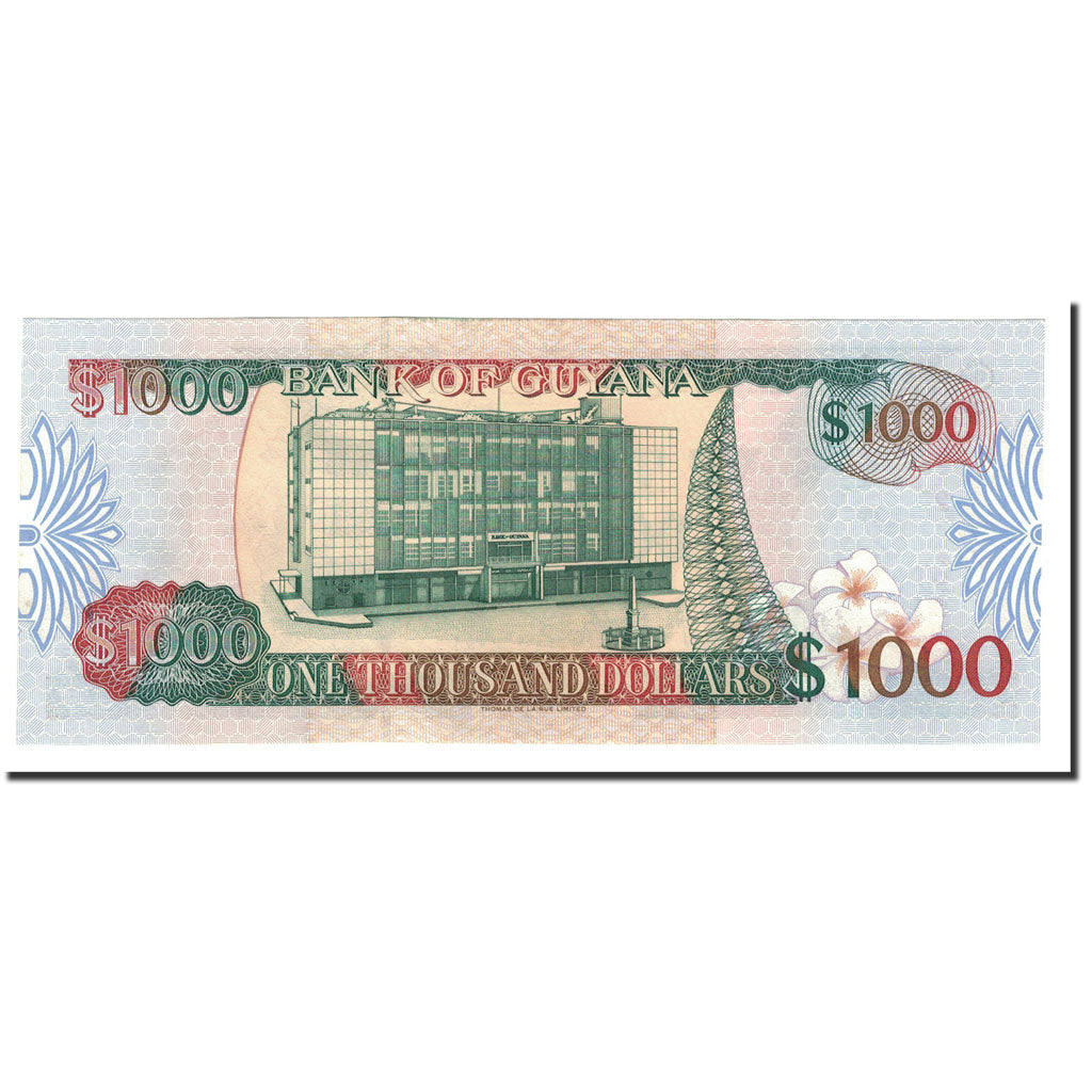 Banknote, Guyana, 1000 Dollars, Undated (1996), KM:33, UNC(65-70)