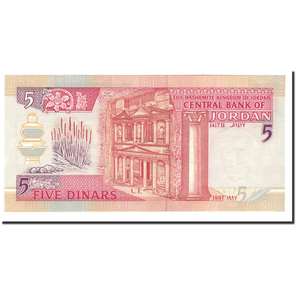 Banknote, Jordan, 5 Dinars, 1997, KM:30b, UNC(65-70)