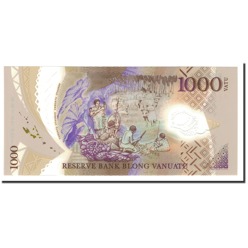 Banknote, Vanuatu, 1000 Vatu, 2014, UNC(65-70)