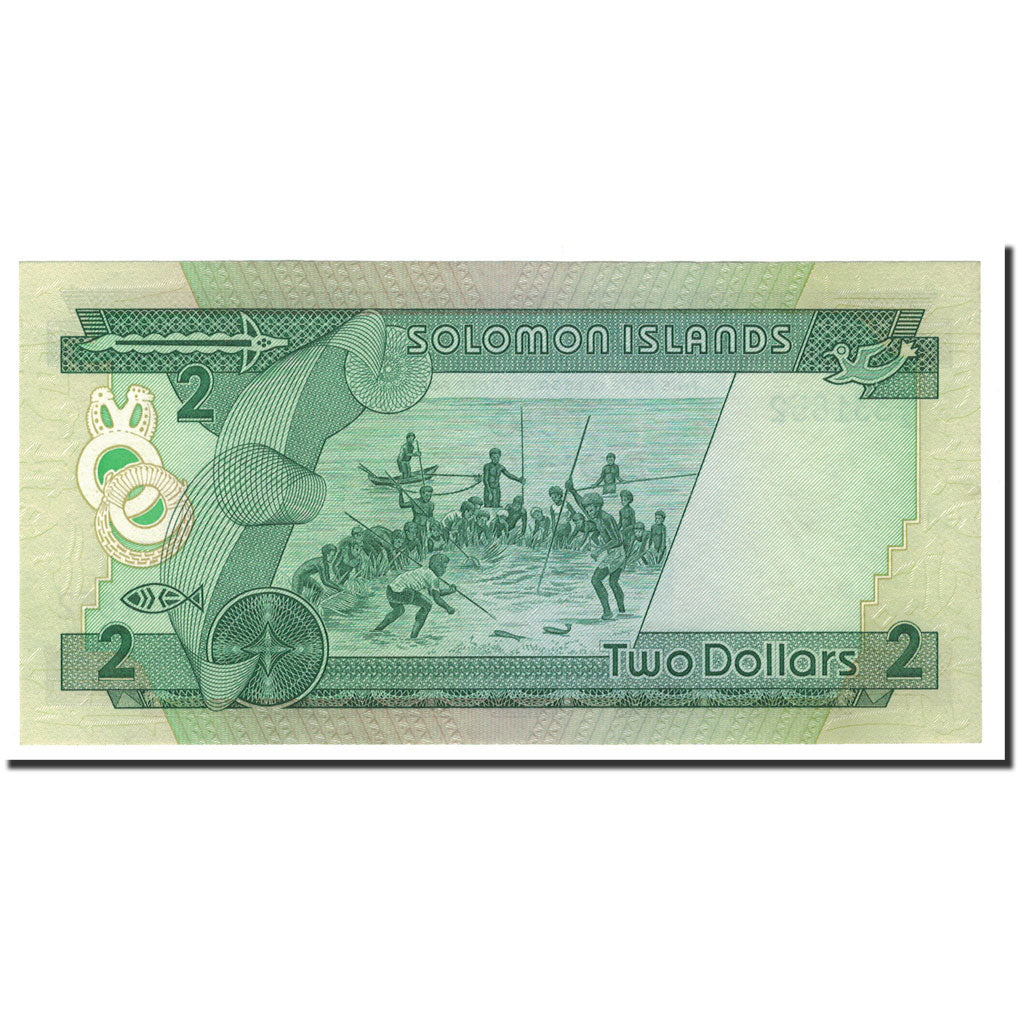 Banknote, Solomon Islands, 2 Dollars, 1986, KM:13a, UNC(65-70)
