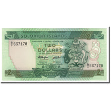 Billet, Îles Salomon, 2 Dollars, 1986, KM:13a, NEUF