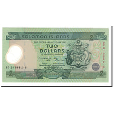 Billet, Îles Salomon, 2 Dollars, 2001, KM:23, NEUF