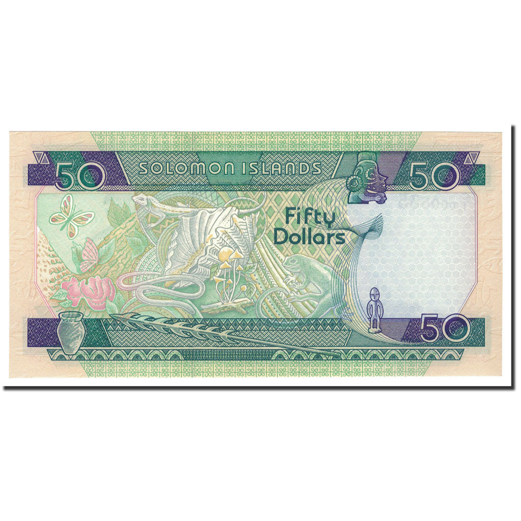 Billet, Îles Salomon, 50 Dollars, 1996, KM:22, NEUF
