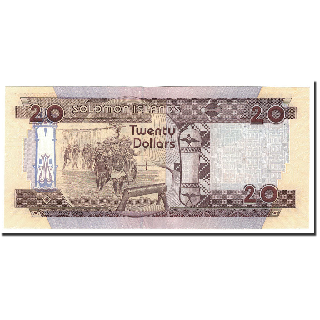 Billet, Îles Salomon, 20 Dollars, 2006, KM:28, NEUF