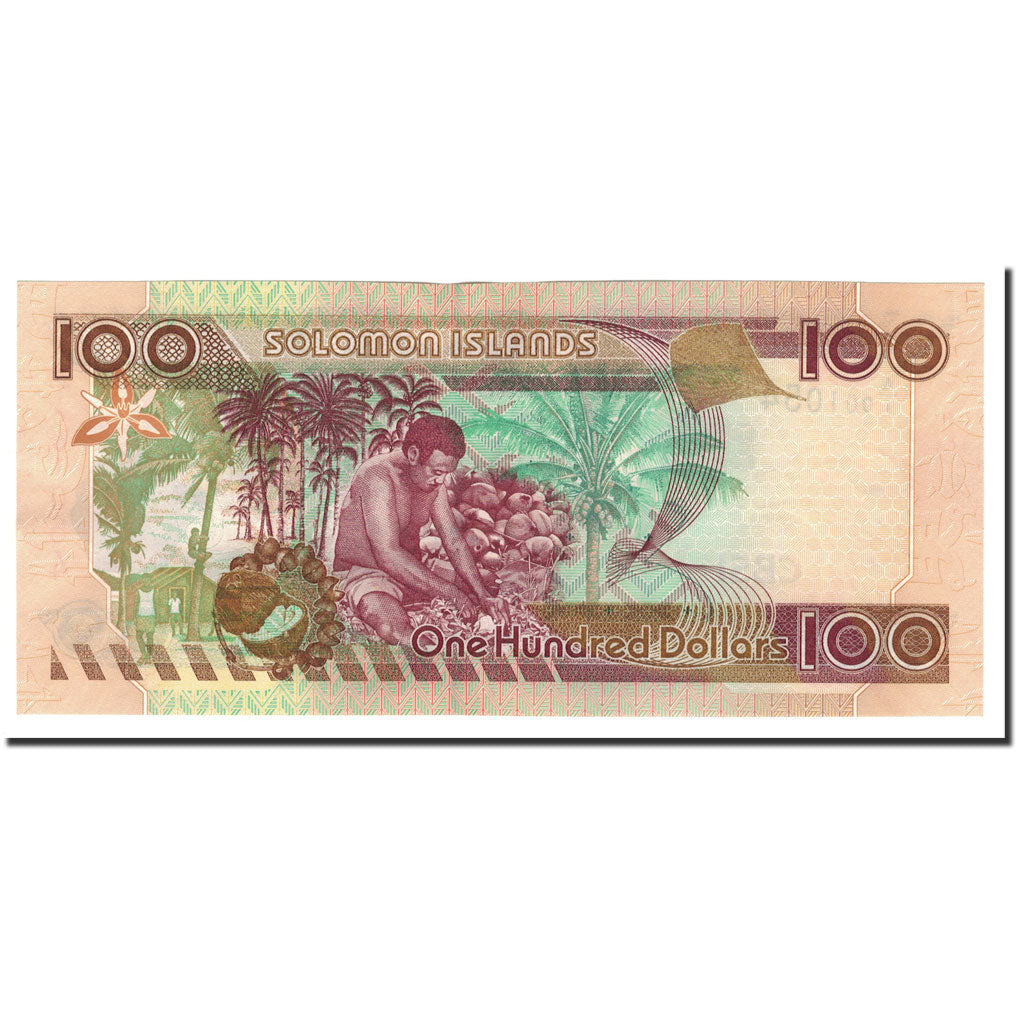 Banknot, Wyspy Salomona, 100 Dollars, 2006, KM:30, UNC(65-70)