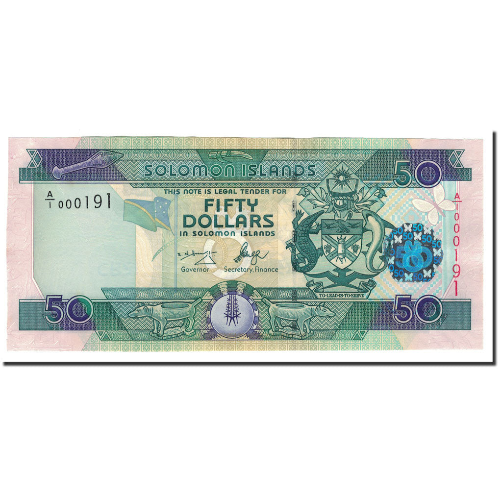 Banknote, Solomon Islands, 50 Dollars, 2004, KM:29, UNC(65-70)