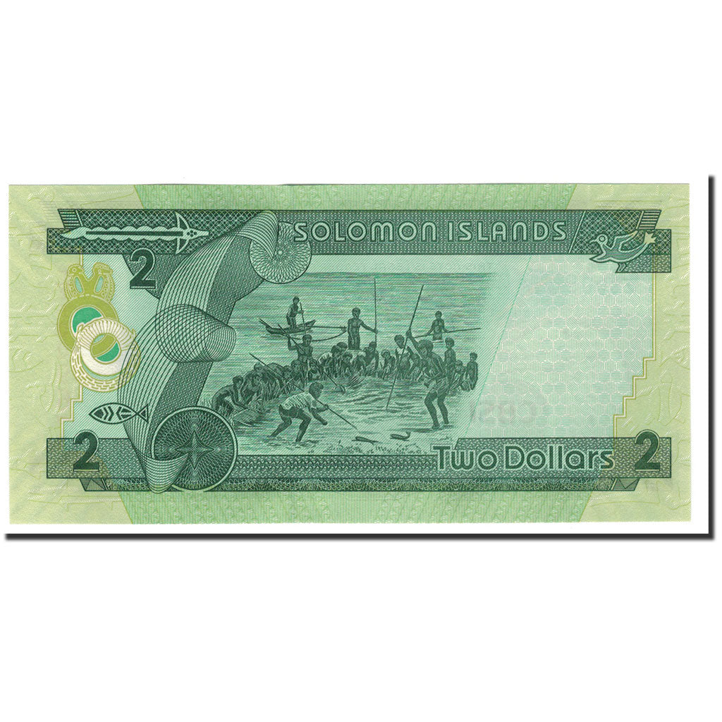 Banknote, Solomon Islands, 2 Dollars, 2004, KM:25, UNC(65-70)