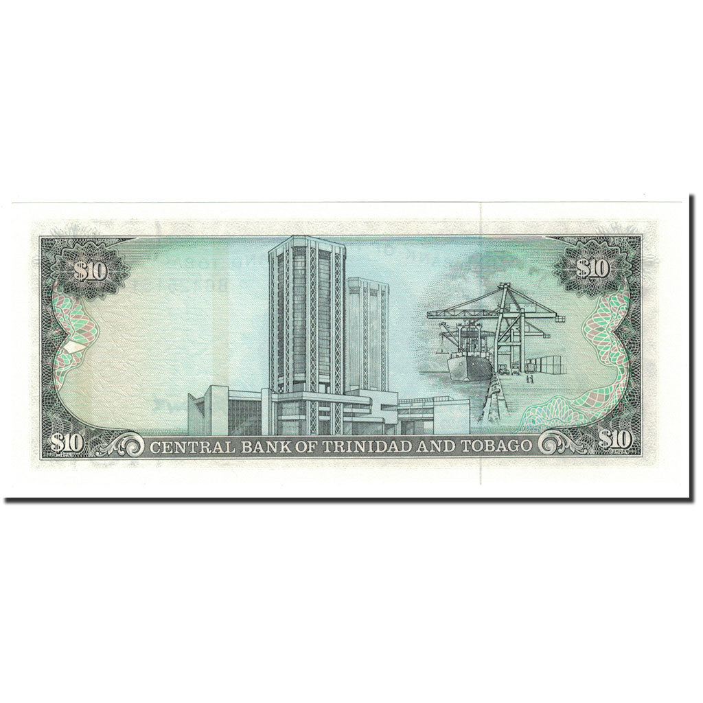 Trinidad and Tobago, 10 Dollars, 1985, KM:38c, UNC(65-70)