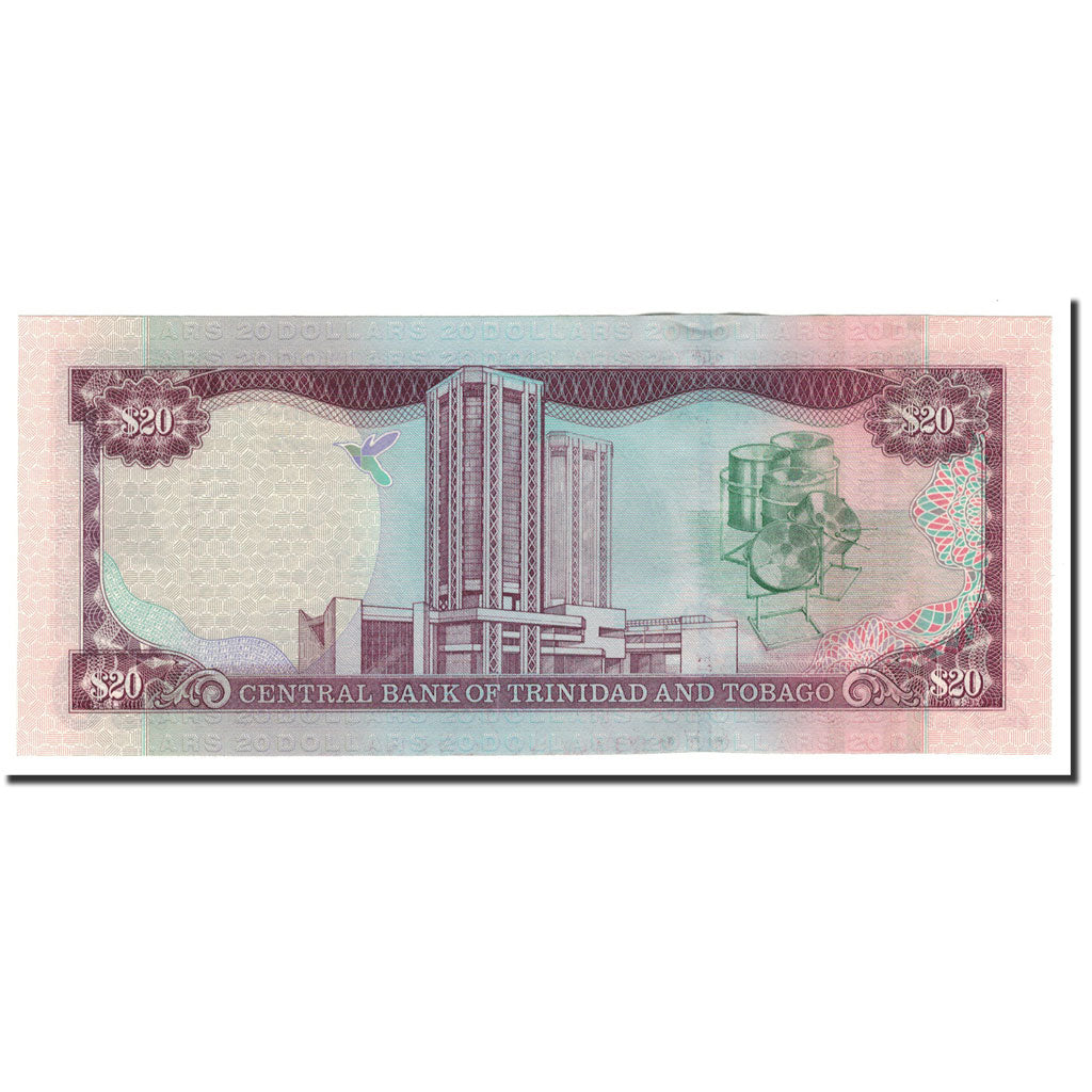 Trinidad and Tobago, 20 Dollars, 2002, KM:44a, UNC(65-70)