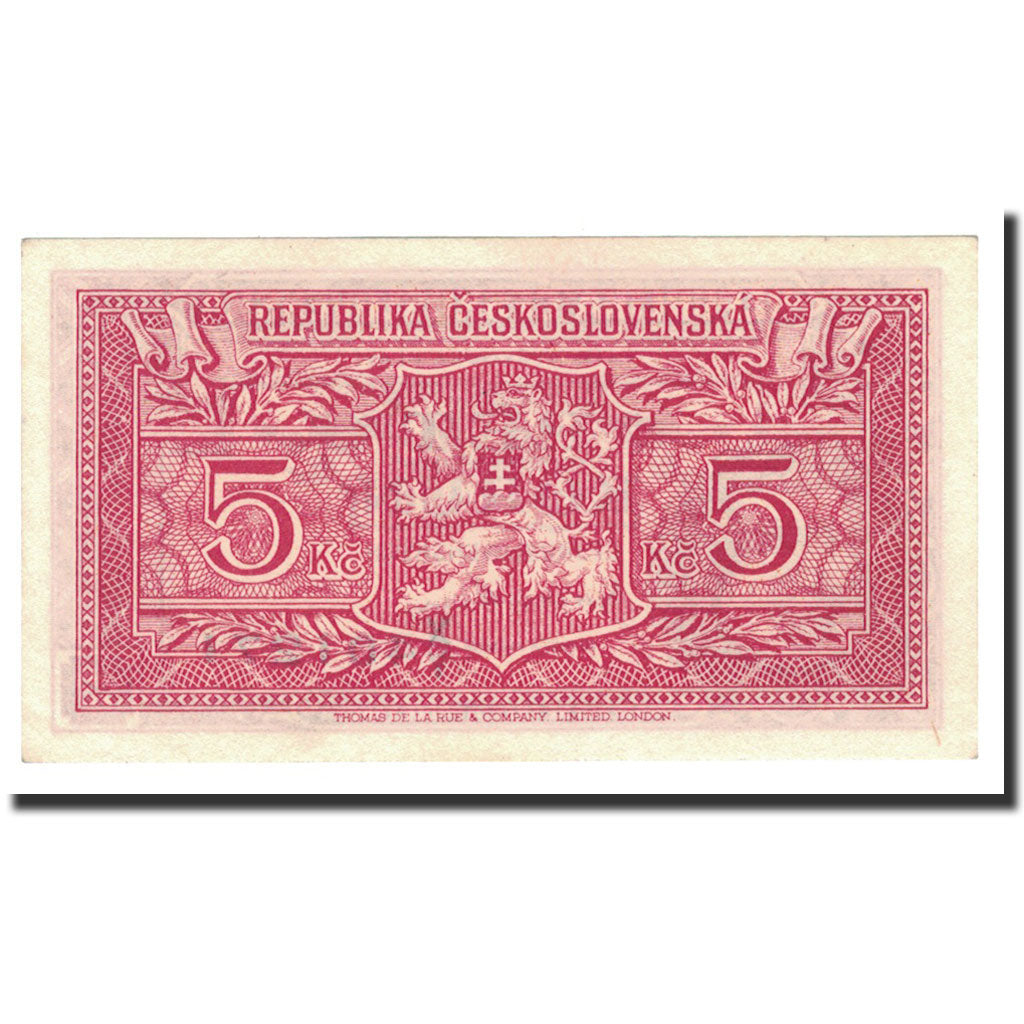 Banknote, Czechoslovakia, 5 Korun, 1945, KM:59a, UNC(64)