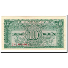 Geldschein, Tschechoslowakei, 10 Korun, 1950, 1950-04-04, KM:69a, UNZ