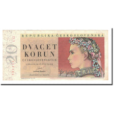 Billet, Tchécoslovaquie, 20 Korun, 1949, 1949-05-01, KM:70a, NEUF