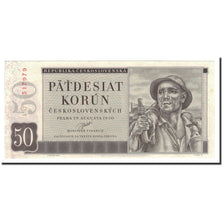 Biljet, Tsjecho-Slowakije, 50 Korun, 1950, 1950-08-29, KM:71a, NIEUW