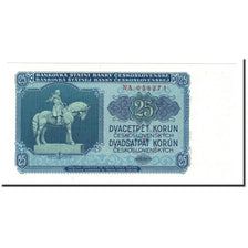 Czechoslovakia, 25 Korun, 1953, KM:84b, UNC(65-70)