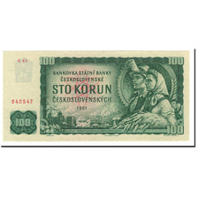 Banknote, Czechoslovakia, 100 Korun, 1961, KM:91c, UNC(65-70)