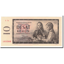Banknote, Czechoslovakia, 10 Korun, 1960, KM:88b, UNC(65-70)