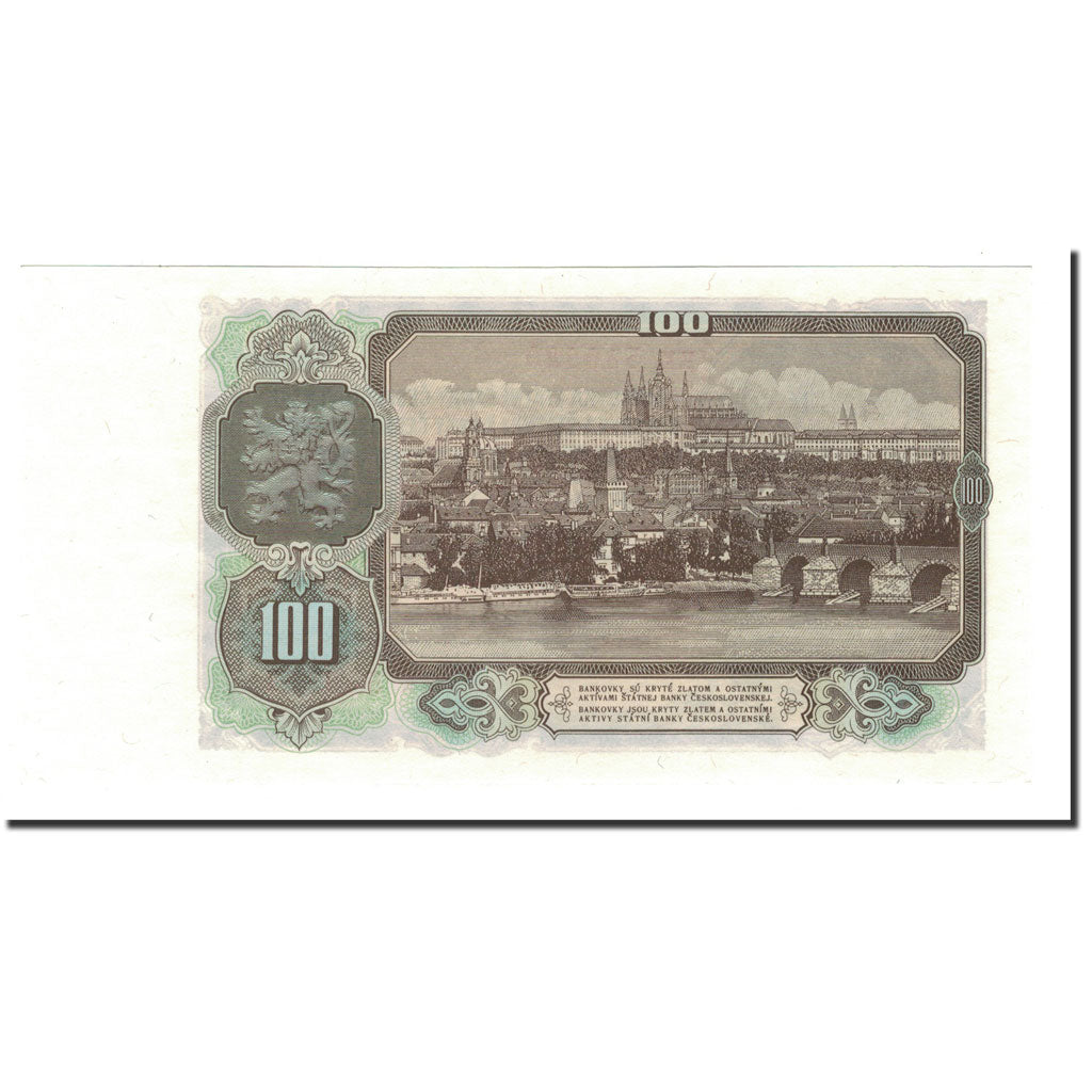 Banknote, Czechoslovakia, 100 Korun, 1953, KM:86b, UNC(65-70)