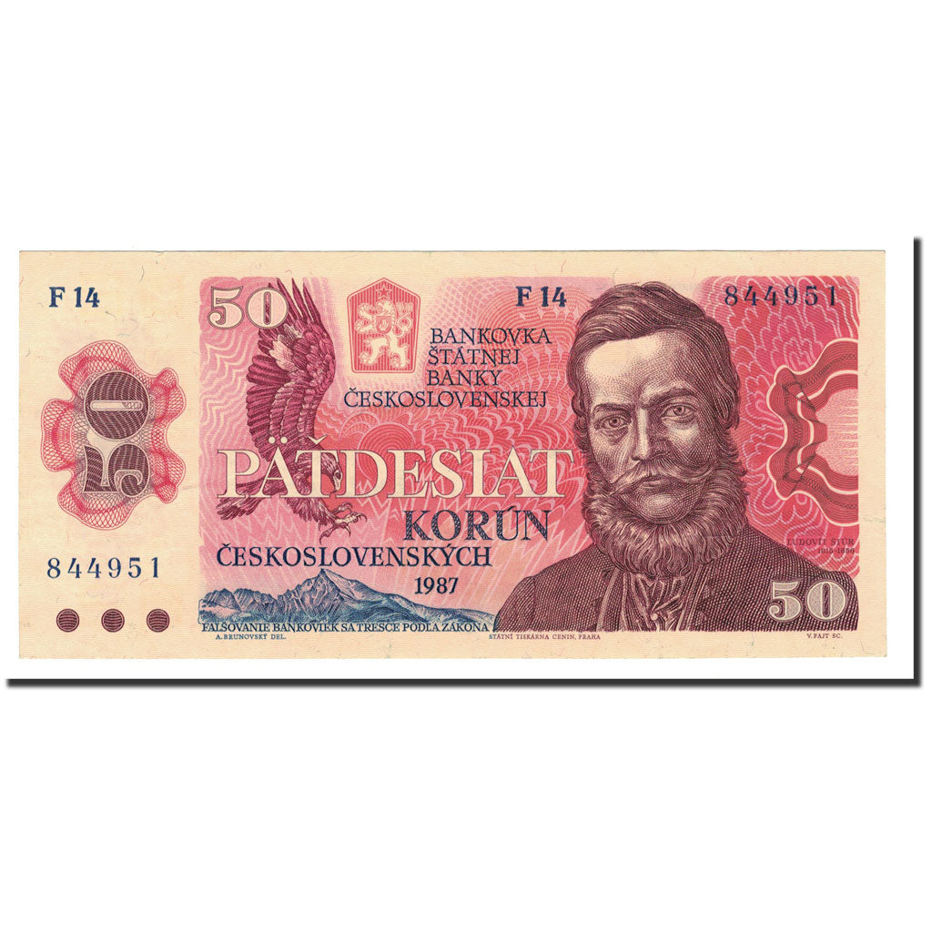 Czechoslovakia, 50 Korun, 1987, KM:96a, UNC(63)