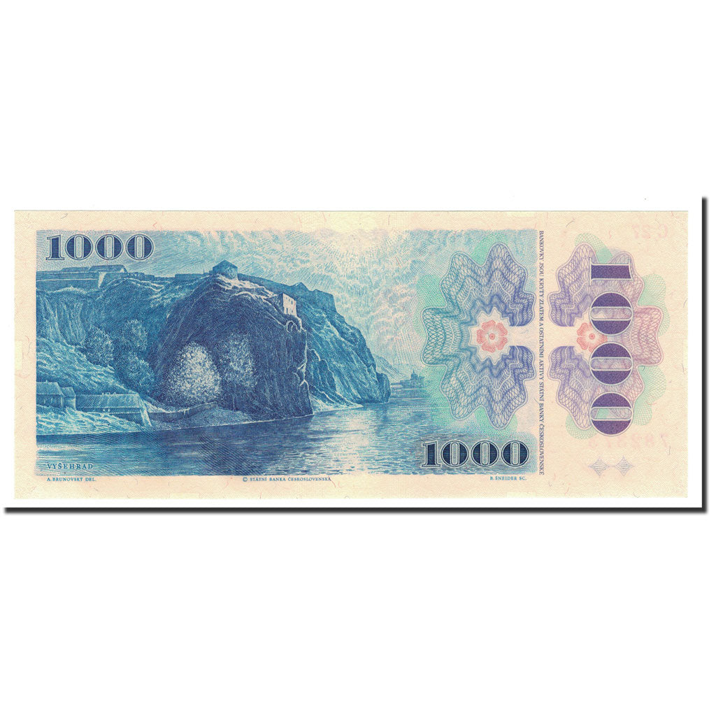 Banknote, Czechoslovakia, 1000 Korun, 1985, KM:98, UNC(65-70)