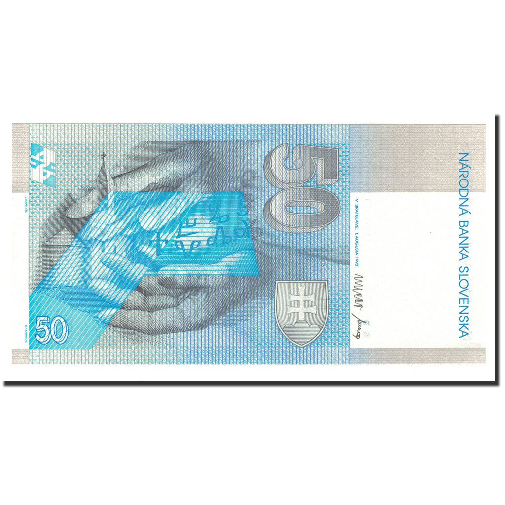 Banknote, Slovakia, 50 Korun, 1993, 1993-08-01, KM:21a, UNC(65-70)