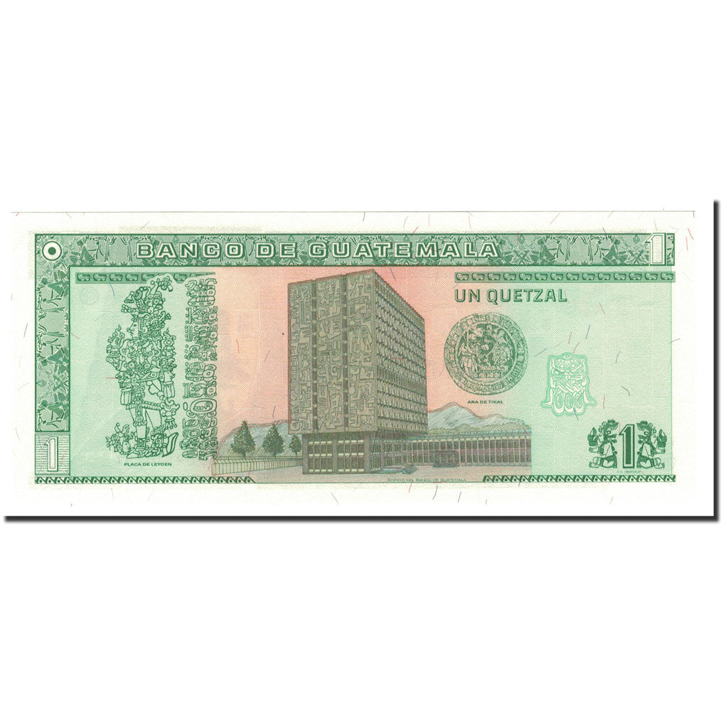 Banknote, Guatemala, 1 Quetzal, 1994, 1994-09-27, KM:90, UNC(65-70)
