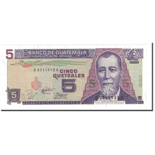 Banknote, Guatemala, 5 Quetzales, 1994, 1994-6-29, KM:92, UNC(65-70)