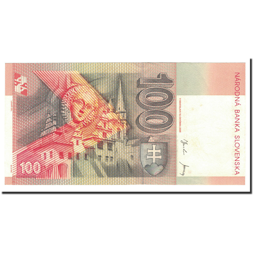 Slovakia, 100 Korun, 2001, 2001-10-10, KM:25d, UNC(65-70)