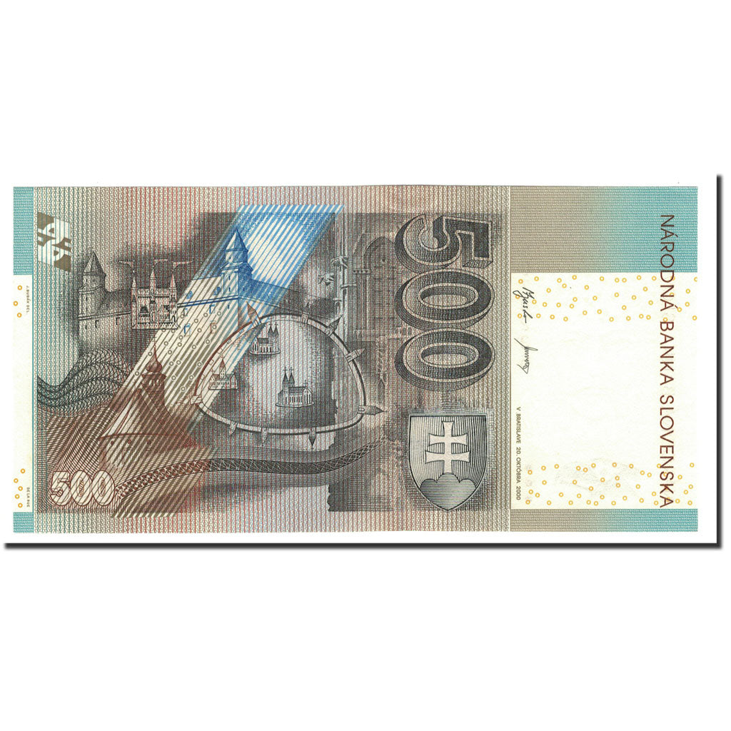 Banknote, Slovakia, 500 Korun, 2000, 2000-10-20, KM:31, UNC(65-70)