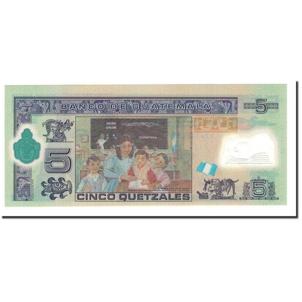 Billet, Guatemala, 5 Quetzales, 2011, 2011-05-11, NEUF