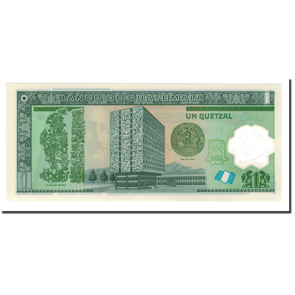 Banknote, Guatemala, 1 Quetzal, 2012, 2012-10-17, UNC(65-70)