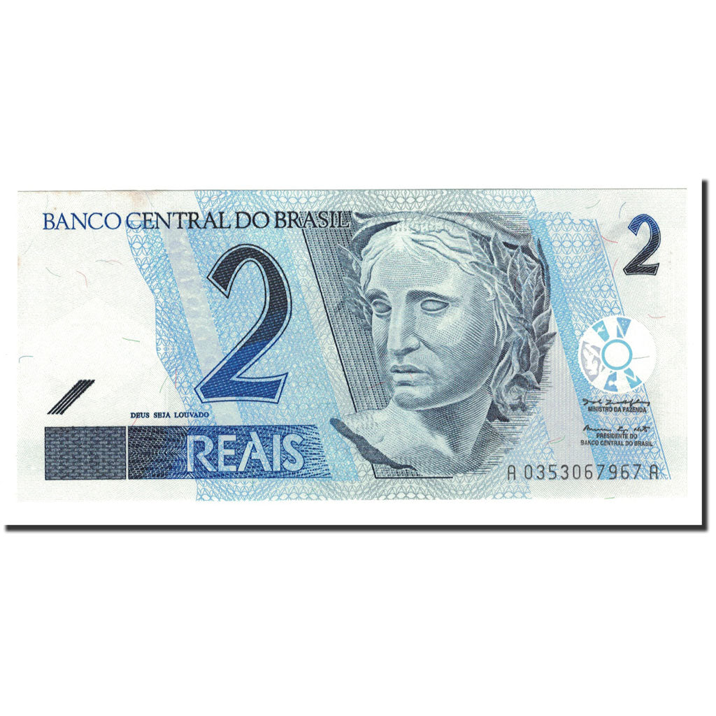 Banknote, Brazil, 2 Reais, 2001, KM:249a, UNC(65-70)