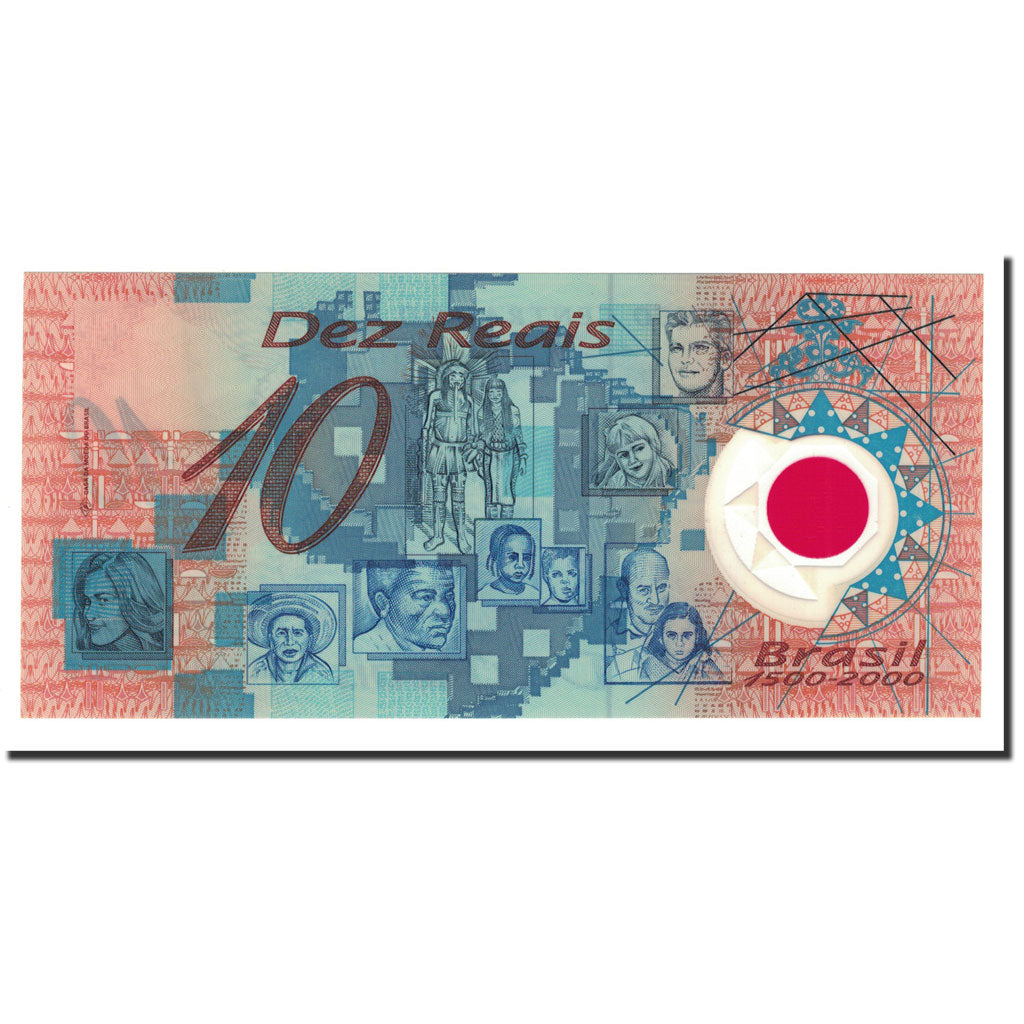Brazil, 10 Reais, 2000, KM:248a, UNC(65-70)
