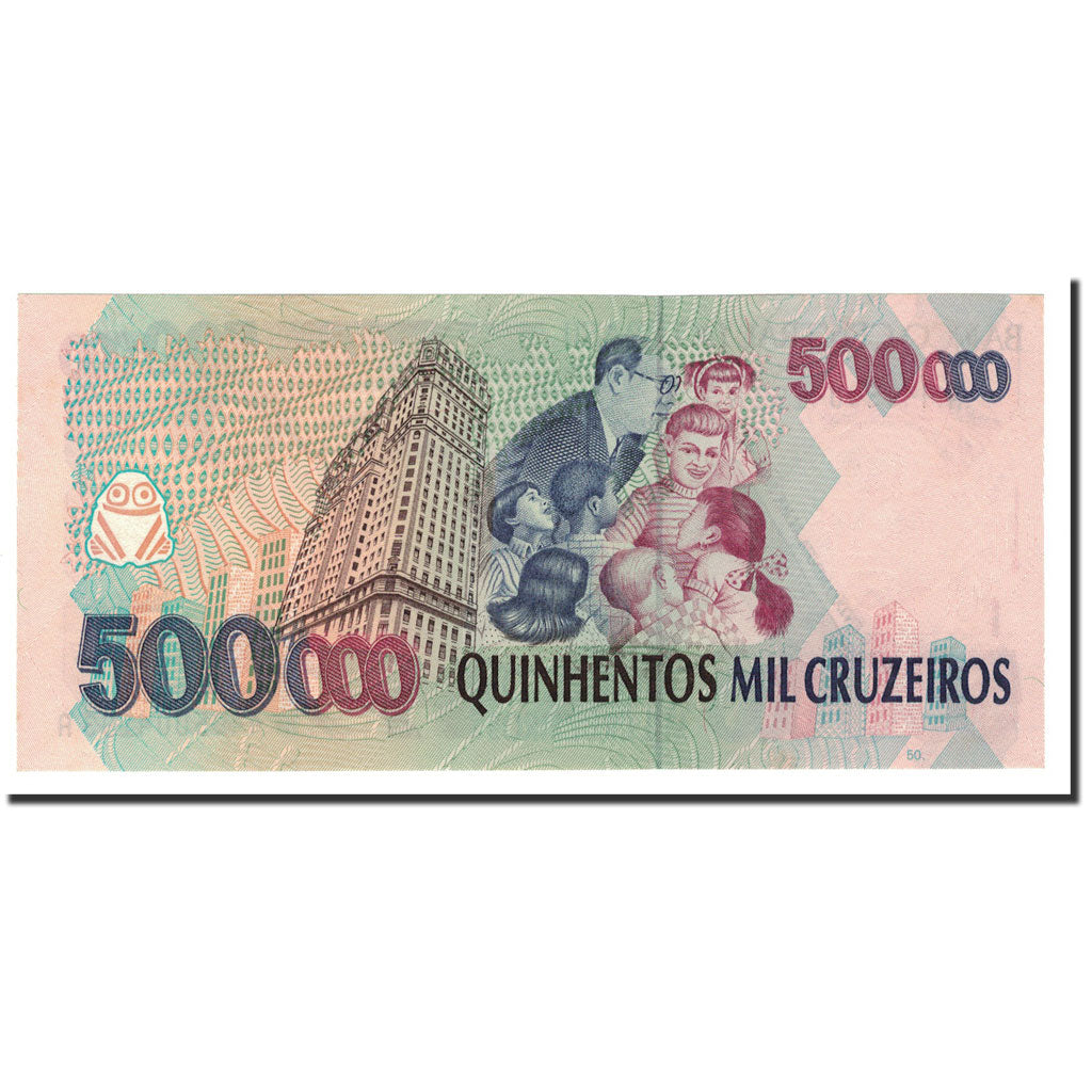 Brazil, 500,000 Cruzeiros, 1993, KM:236c, UNC(65-70)