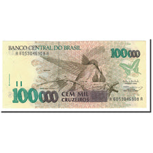 Banknote, Brazil, 100,000 Cruzeiros, 1992-1993, KM:235b, UNC(64)