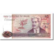 Banknote, Brazil, 50 Cruzados, 1986-1988, KM:210a, UNC(65-70)