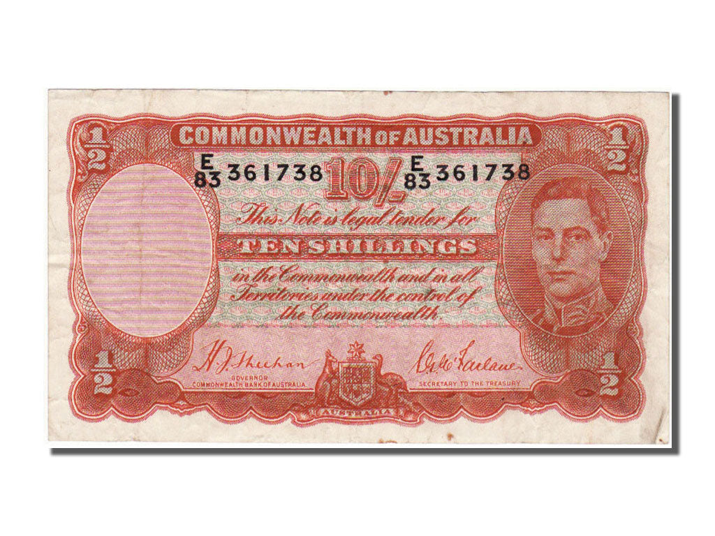 Banconote, Australia, 10 Shillings, MB+