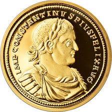 France, Medal, Reproduction Solidus Constantin, MS(65-70), Gold