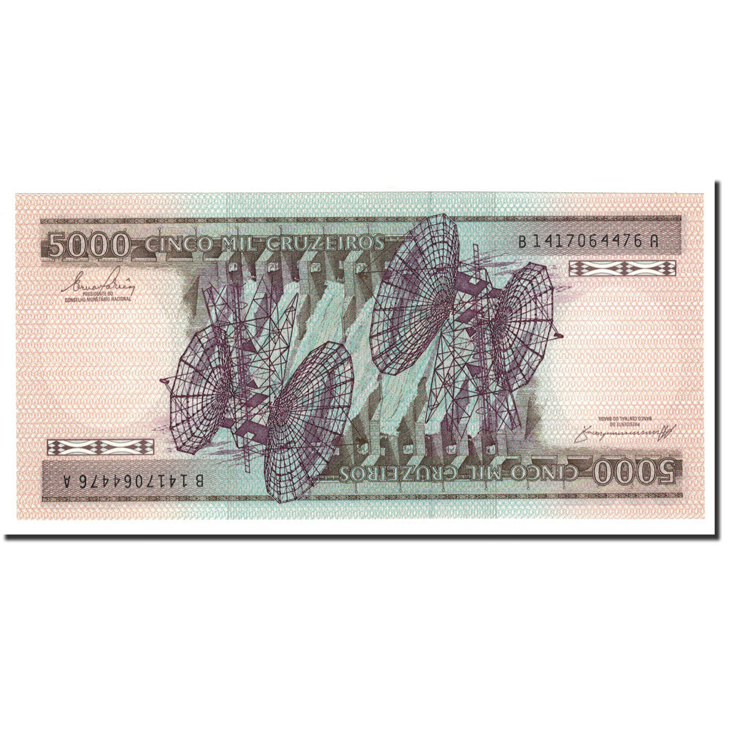 Banknote, Brazil, 5000 Cruzeiros, 1981-1985, KM:202c, UNC(65-70)