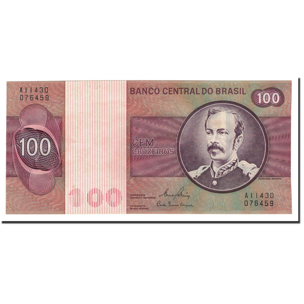 Banknote, Brazil, 100 Cruzeiros, 1974-1981, KM:195Ab, UNC(65-70)