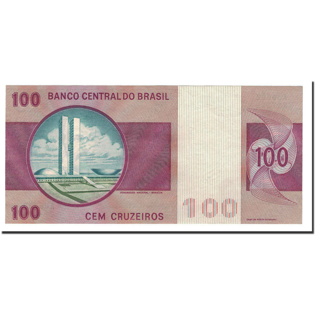 Brazil, 100 Cruzeiros, 1974-1981, KM:195Aa, UNC(65-70)