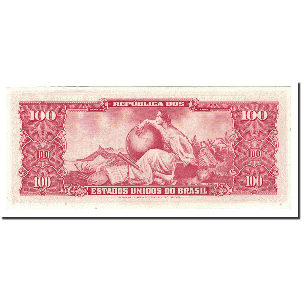 Banknote, Brazil, 10 Centavos on 100 Cruzeiros, Undated (1966-1967), KM:185b