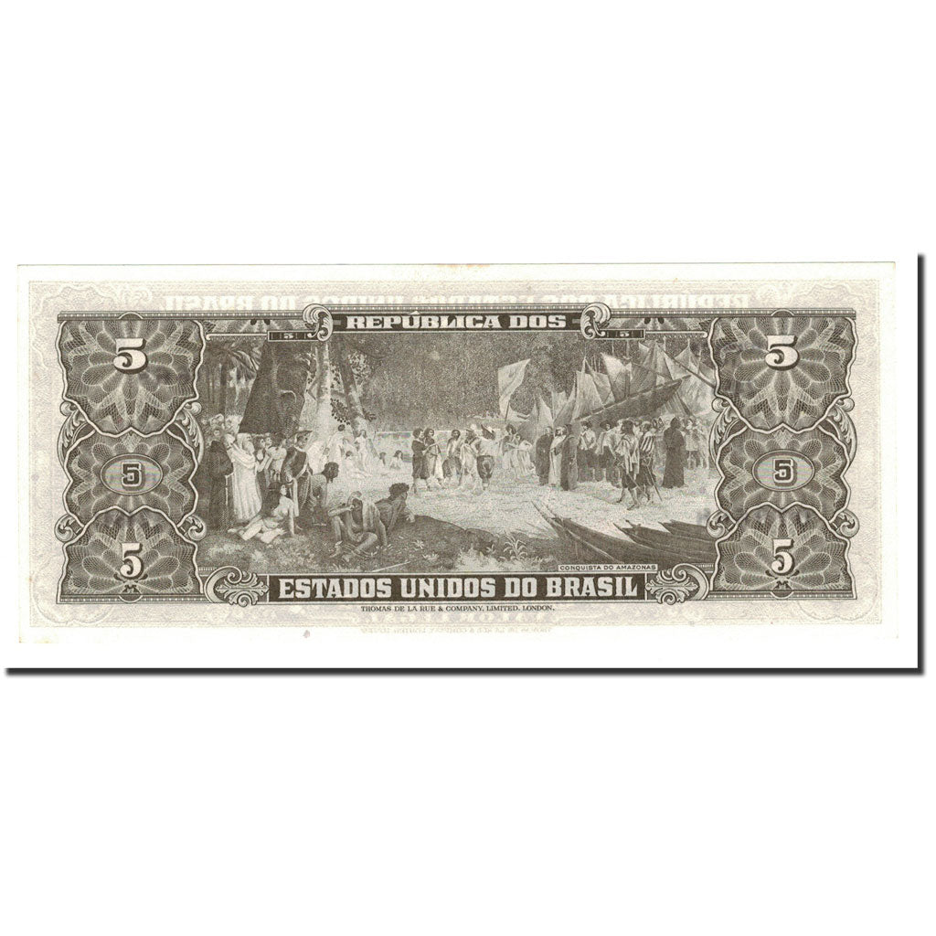 Banconote, Brasile, 5 Cruzeiros, Undated (1962-64), KM:176a, FDS