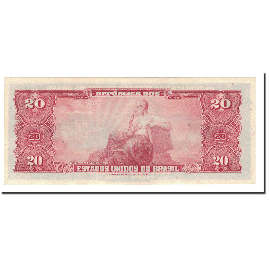Billet, Brésil, 20 Cruzeiros, 1961-1963, KM:168a, NEUF