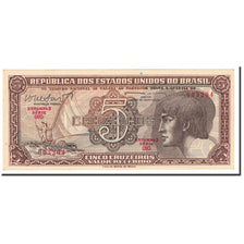 Banknote, Brazil, 5 Cruzeiros, Undated (1961-62), KM:166b, UNC(64)