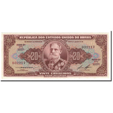 Banknote, Brazil, 20 Cruzeiros, Undated (1955-61), KM:160b, UNC(65-70)