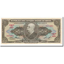 Banknote, Brazil, 5 Cruzeiros, 1953-1959, KM:158e, UNC(63)