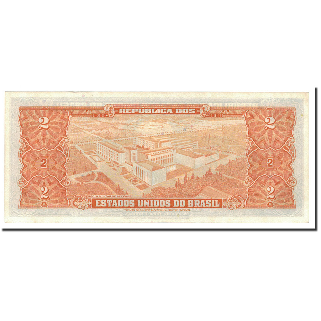 Banknote, Brazil, 2 Cruzeiros, Undated (1956-58), KM:157Ac, UNC(64)