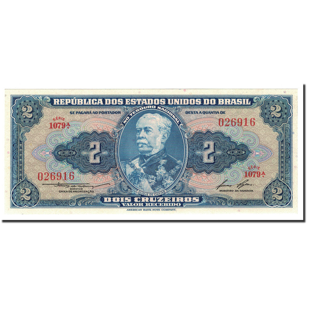 Banconote, Brasile, 2 Cruzeiros, ND (1954-1958), KM:151b, FDS