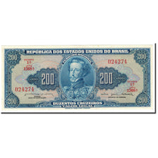 Brazil, 200 Cruzeiros, 1961-1964, KM:171b, UNC(63)